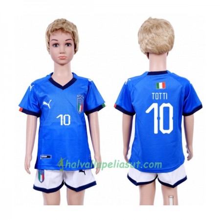 Jalkapallo Pelipaidat Italia Totti 10 Lasten Kotipaita 2018 Lyhythihainen